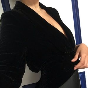 90’s velvet blazer